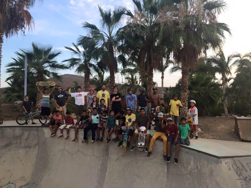 Skateboarders in Mexico